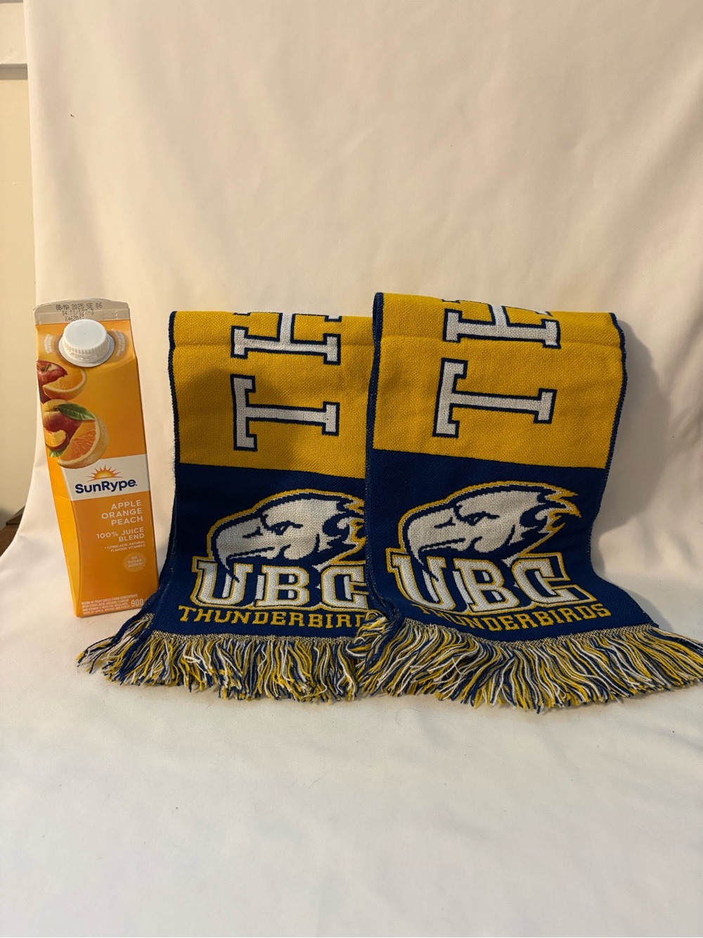2- UBC THUNDERBIRDS scarves